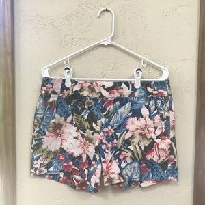 J.Crew floral shorts, excellent condition